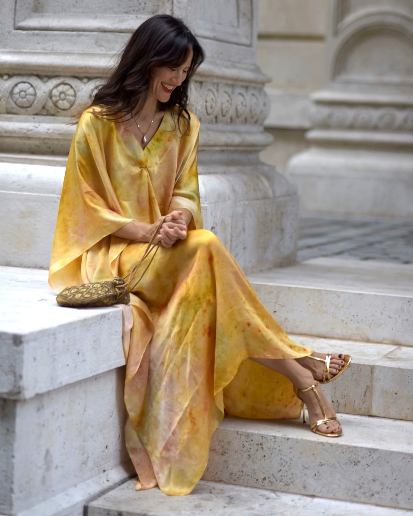 Athena Silk Kaftan ~ PRE ORDER