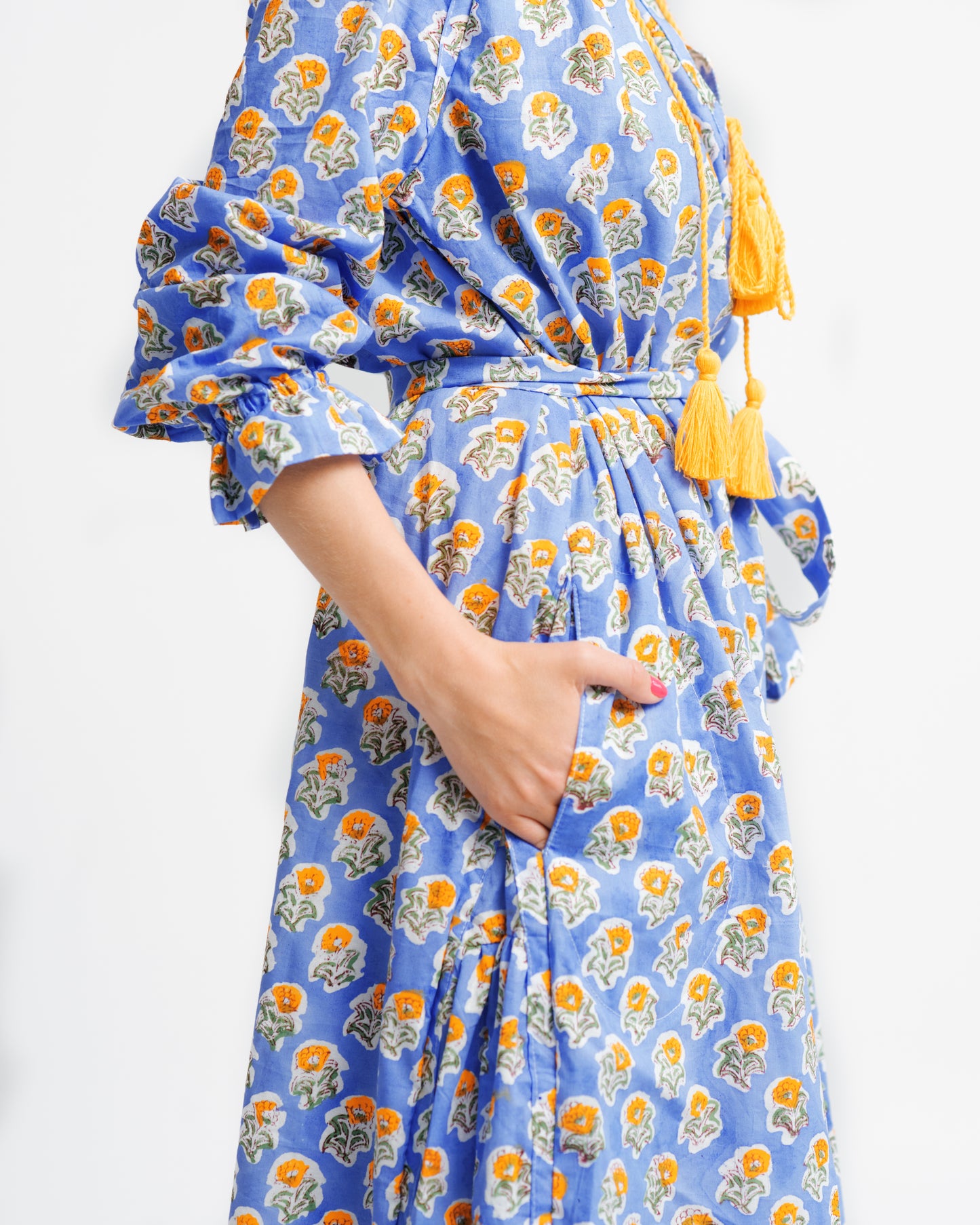 Kaftan Maxi Dress in Daffodil ~ PRE ORDER