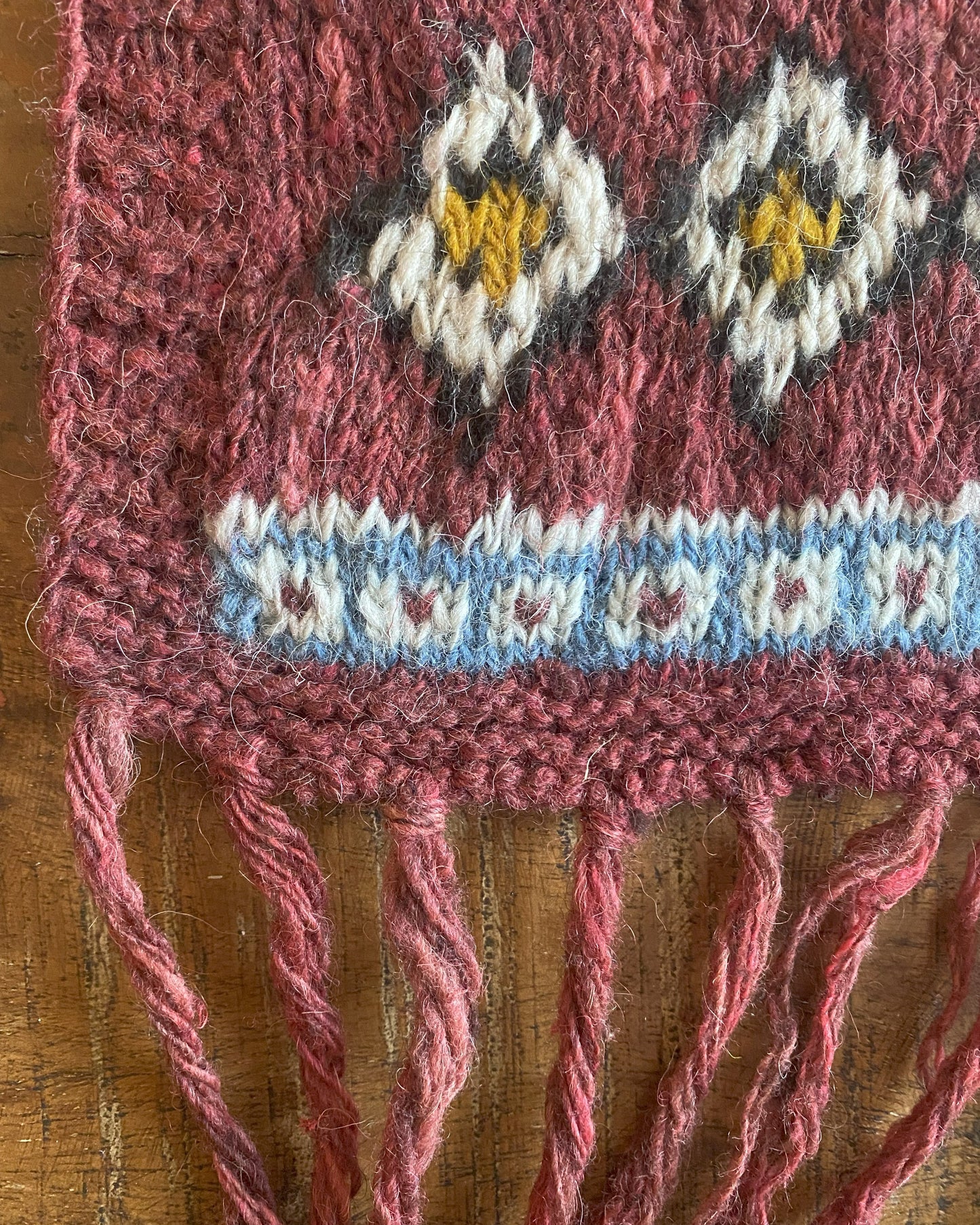 Scarf Hand-knit Woolen