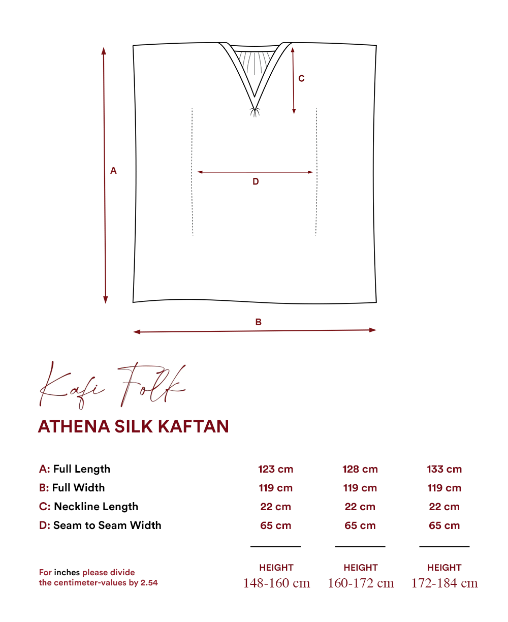 Athena Silk Kaftan ~ PRE ORDER