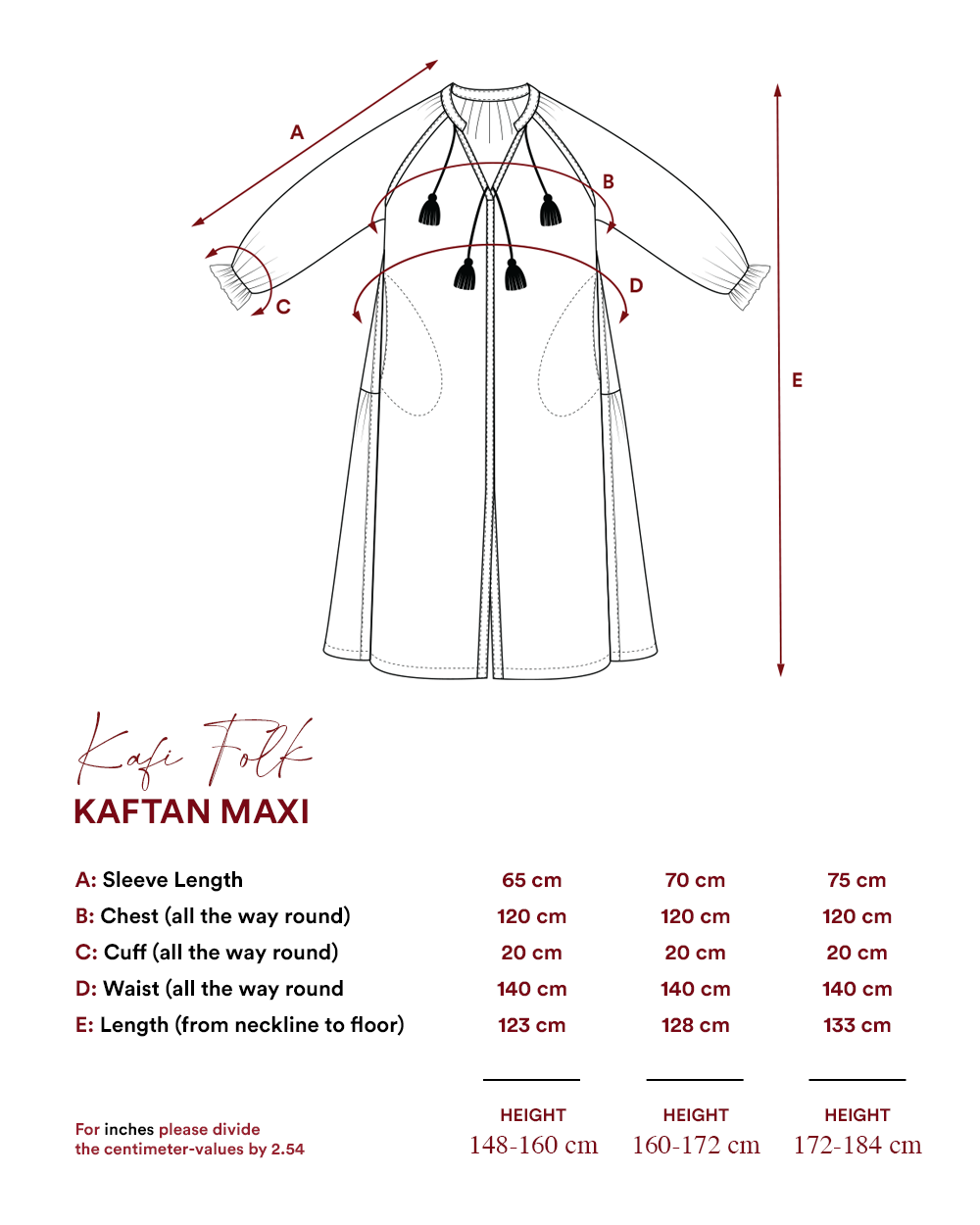 Kaftan Maxi Dress in Gingham ~ PRE ORDER